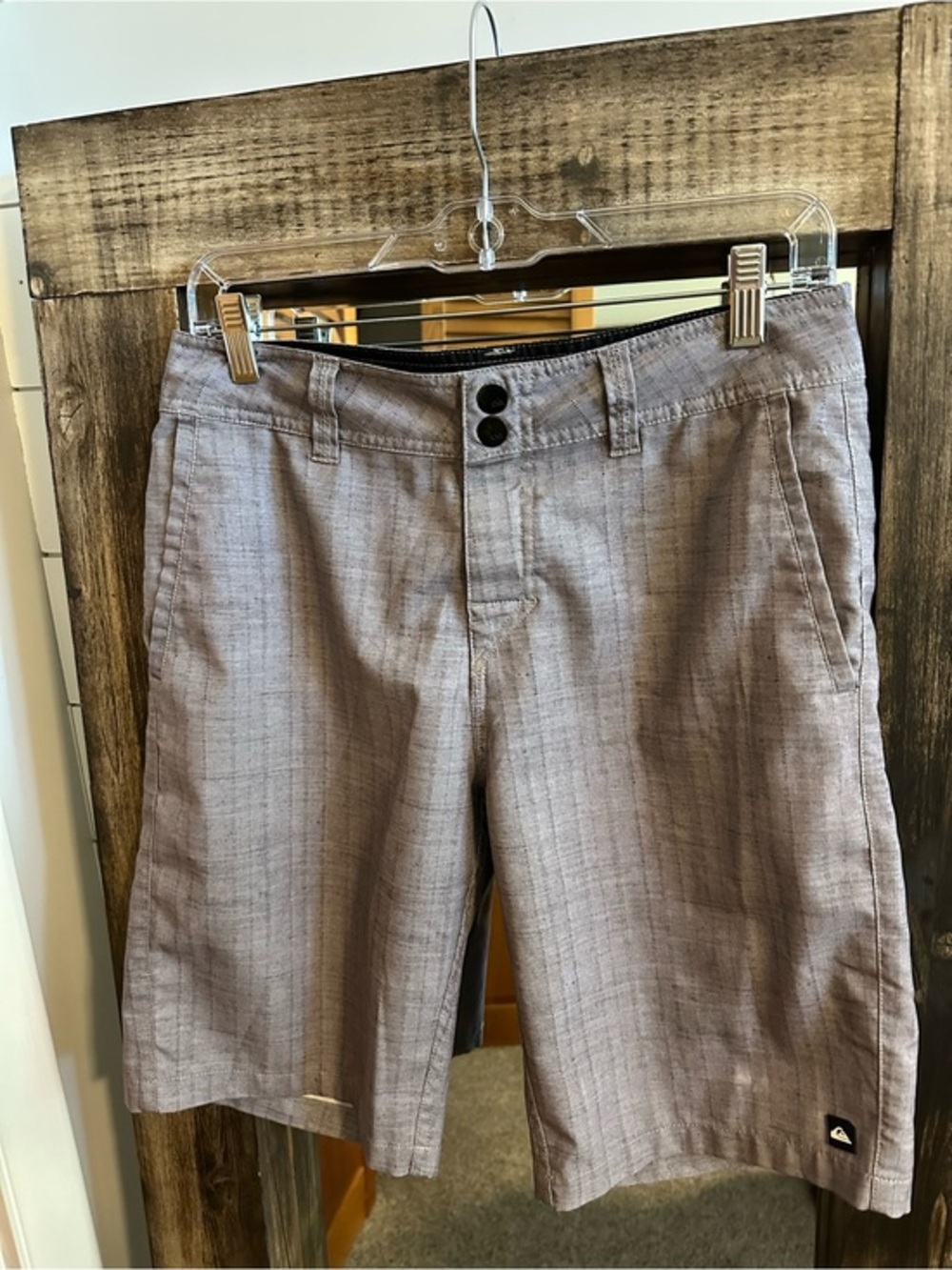 Quiksilver Amphibians Hybrid Shorts Men’s Gray Performance Walk Shorts S Swim